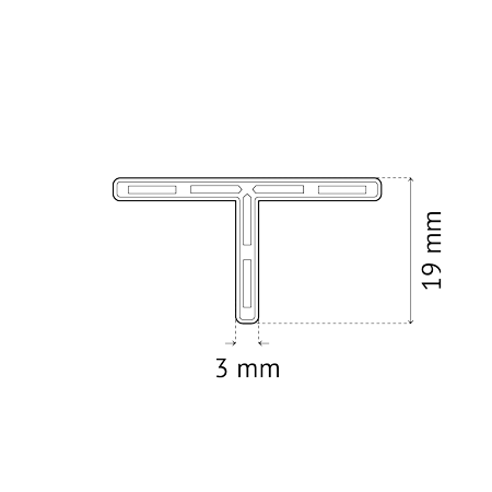 Kit Croisillons PAVILIFT 3 à 20 m2 pour joints 2 mm poses décalées en T